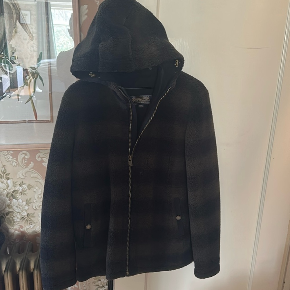Pendleton lined fleece zip up